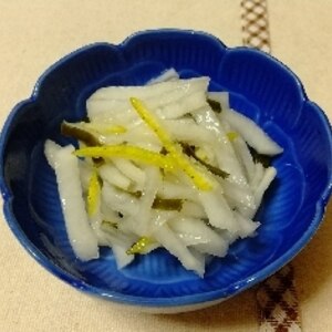 大根の即席漬け物